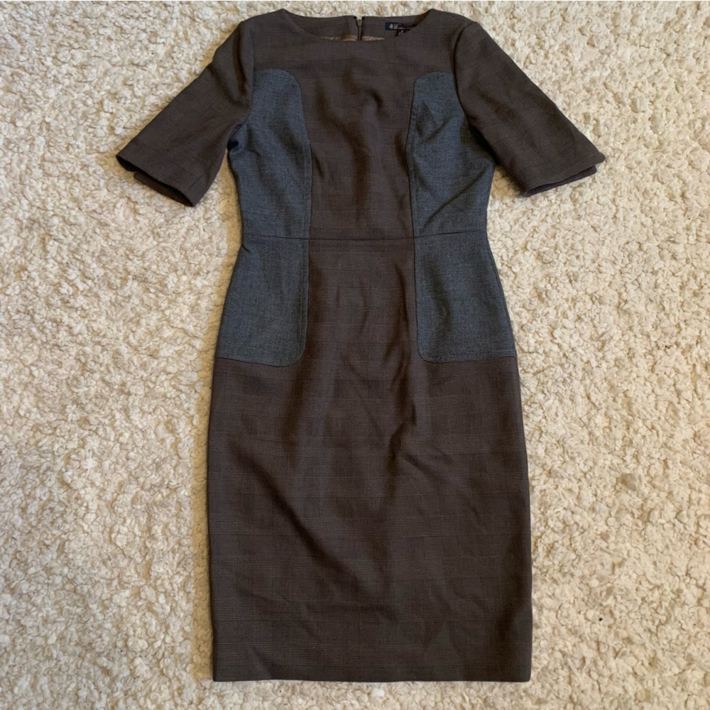 Brooks Brothers Sheath Dress Plaid size 8 market sample